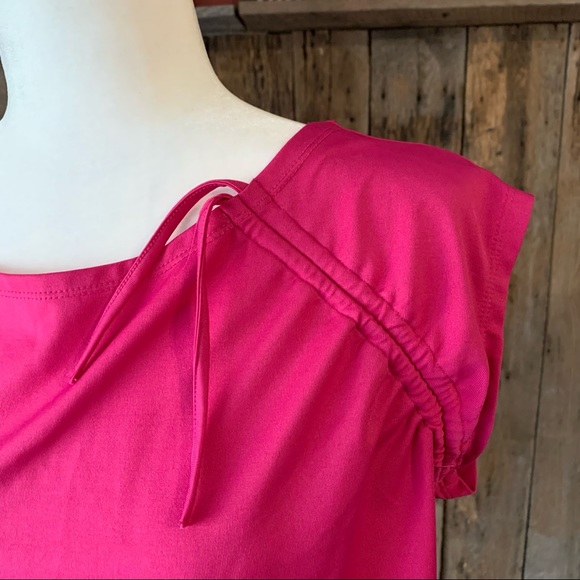 New York & Company Stretch Pink Top - Picture 3 of 4